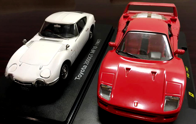 伝説の名車対決が実現!?心揺さぶる超精巧な1/24スケールモデル 二台同時登場